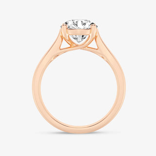 1.0CT Round Cut Moissanite Solitaire Diamond Engagement Ring