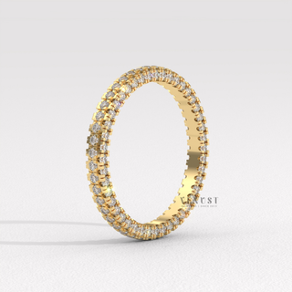 round diamond stacking band